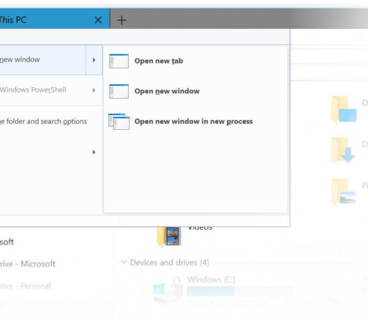 File Explorer in Windows 10