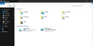 File Explorer with Dark Theme