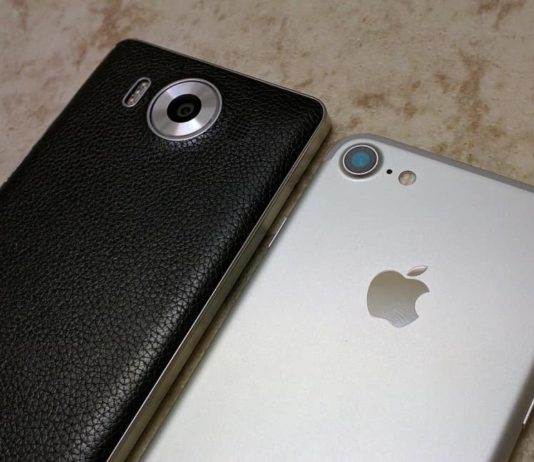 Lumia 950 vs iPhone 6