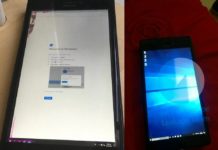 Lumia prototype with Google Chrome