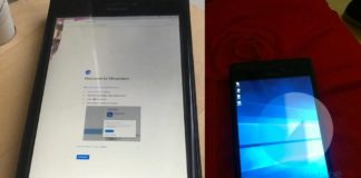 Lumia prototype with Google Chrome