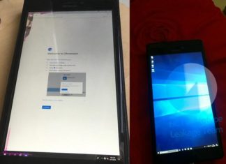 Lumia prototype with Google Chrome