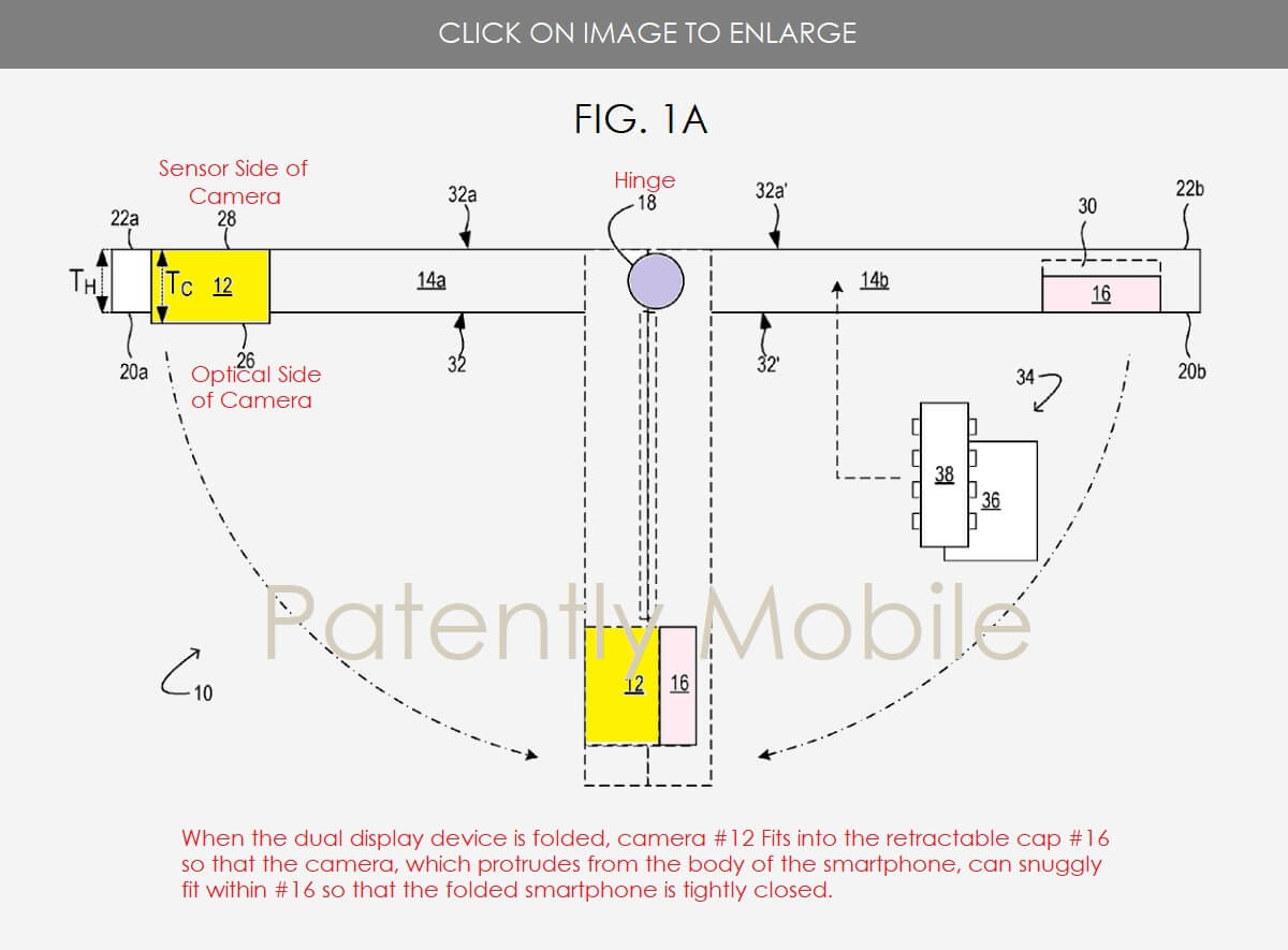 Microsoft Dual display patent