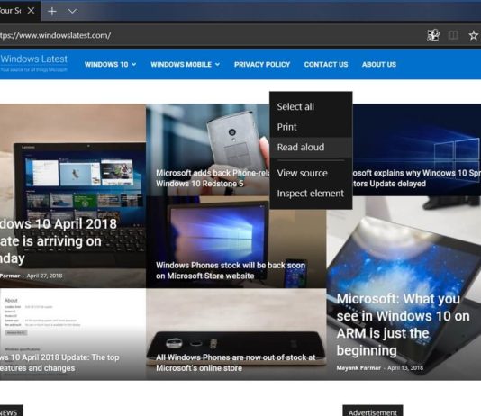 Microsoft is testing SameSite cookies in Windows 10 browsers Microsoft Edge in Windows 10 April 2018 Update