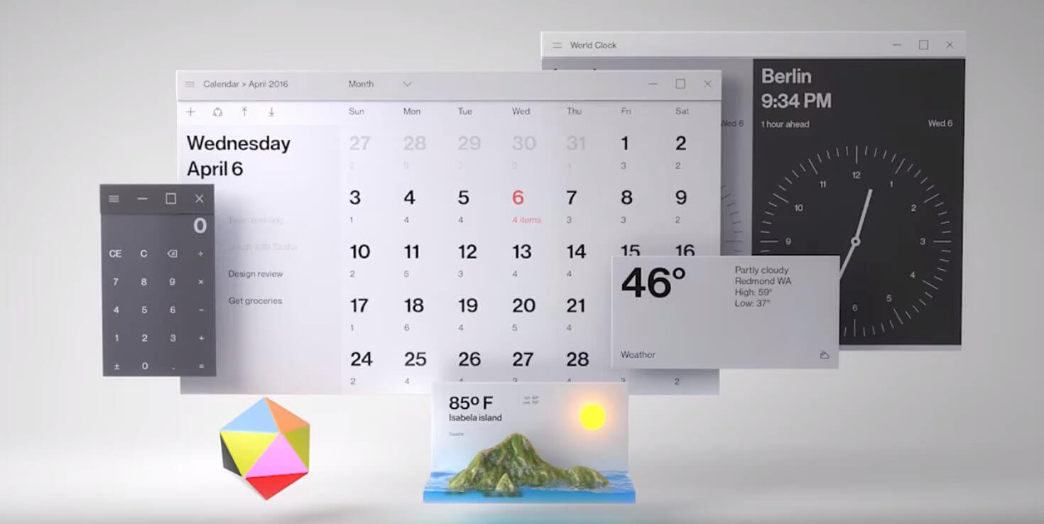 Microsoft Shows Off Recent Fluent Design Ui Improvements | Images and ...