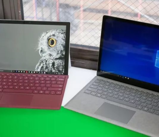 Microsoft Surface with Windows 10