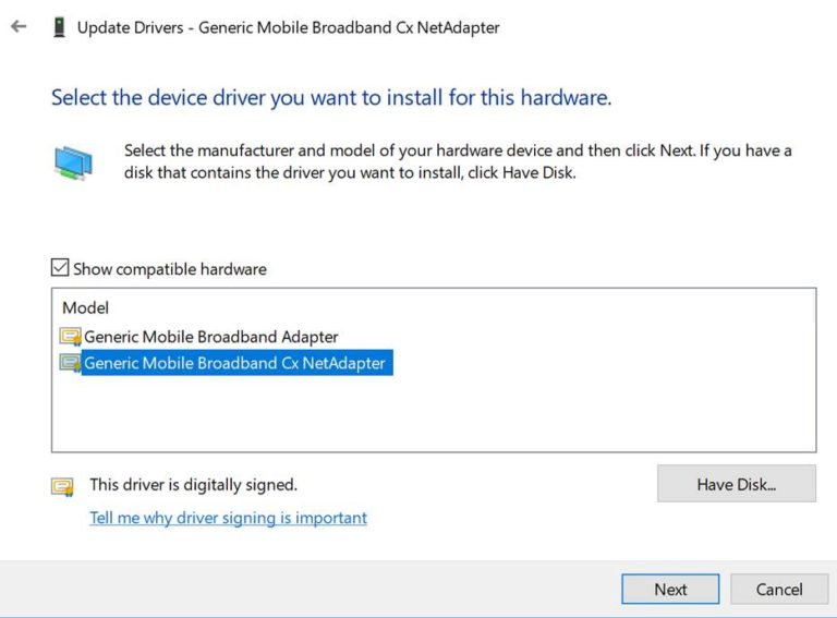 Mobile Broadband connectivity in Windows 10 is getting a makeover