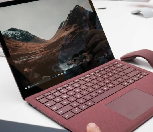 Surface Laptop with Windows 10