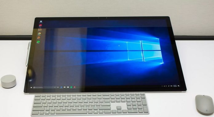 Surface Studio with Windows 10