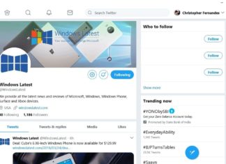 Twitter PWA for Windows 10