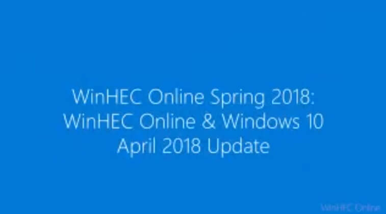 Windows 10 April 2018 Update