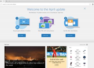 Windows 10 April Update