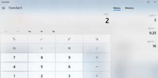 Windows 10 Calculator