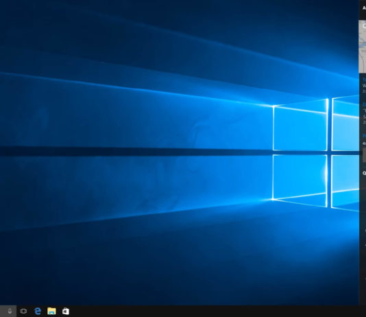 Windows 10 Fall Creators Update desktop