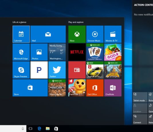 Windows 10 desktop mode