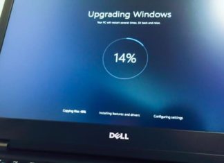 Windows 10 upgrade screen