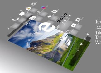 Windows Core OS concept in 3D