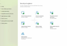 Windows Defender Security Center