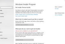 Windows Insider program