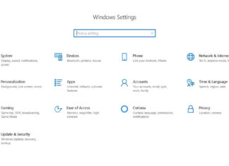 Windows Settings