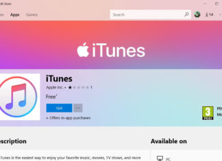 iTunes in Microsoft Store