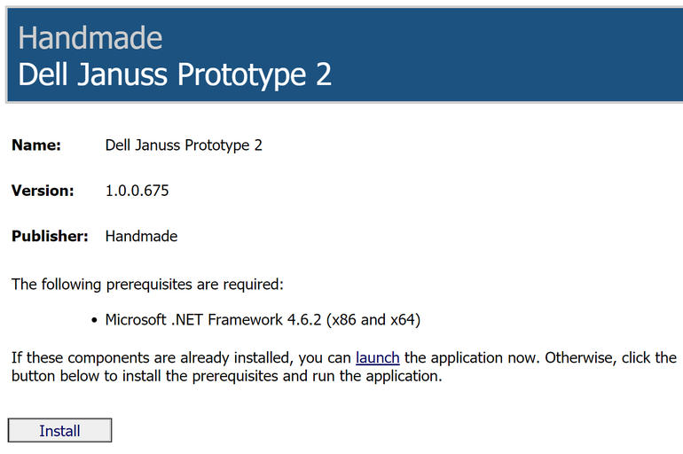 Dell Januss Prototype 2