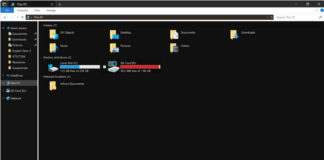 File Explorer with Dark Theme
