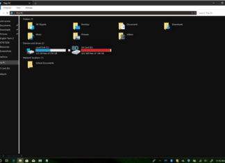 File Explorer with Dark Theme