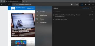 Fluent Design in Microsoft Edge