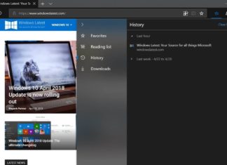 Fluent Design in Microsoft Edge