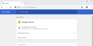 Google Chrome in Windows 10