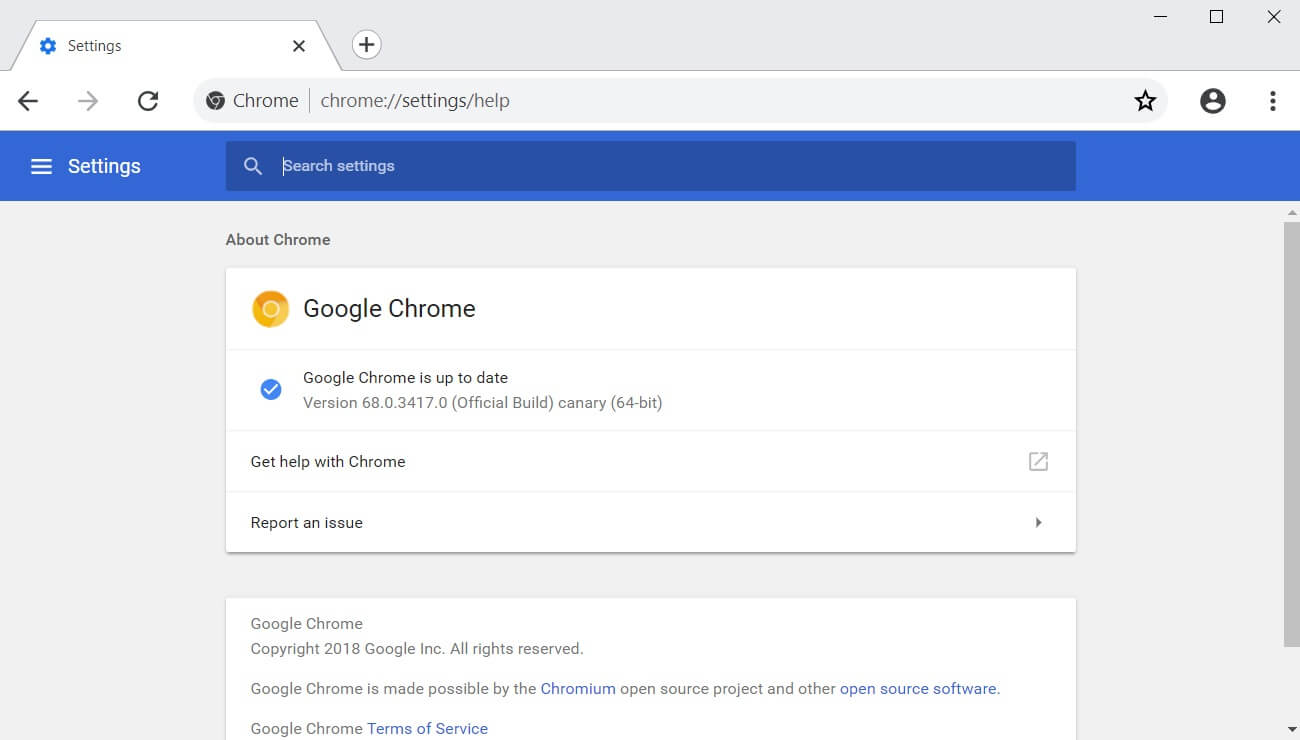 update google chrome browser