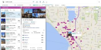 Hotels feature in Bing