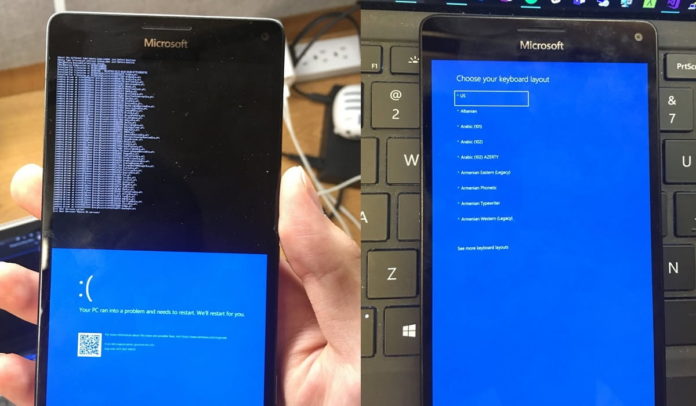 Lumia 950 with Windows 10 ARM