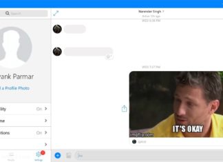 Messenger Beta in Windows 10