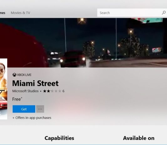 Miami Street for Windows 10