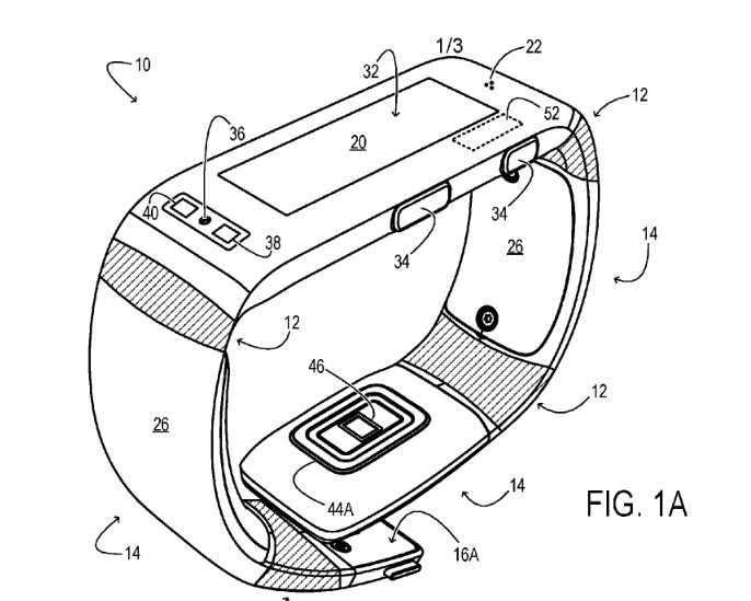 Microsoft Band patent