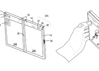 Microsoft foldable phone patent