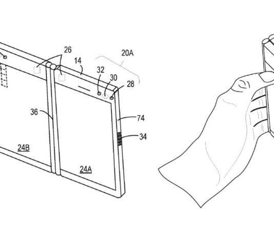 Microsoft foldable phone patent