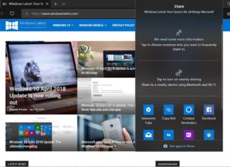 Nearby Sharing in Windows 10