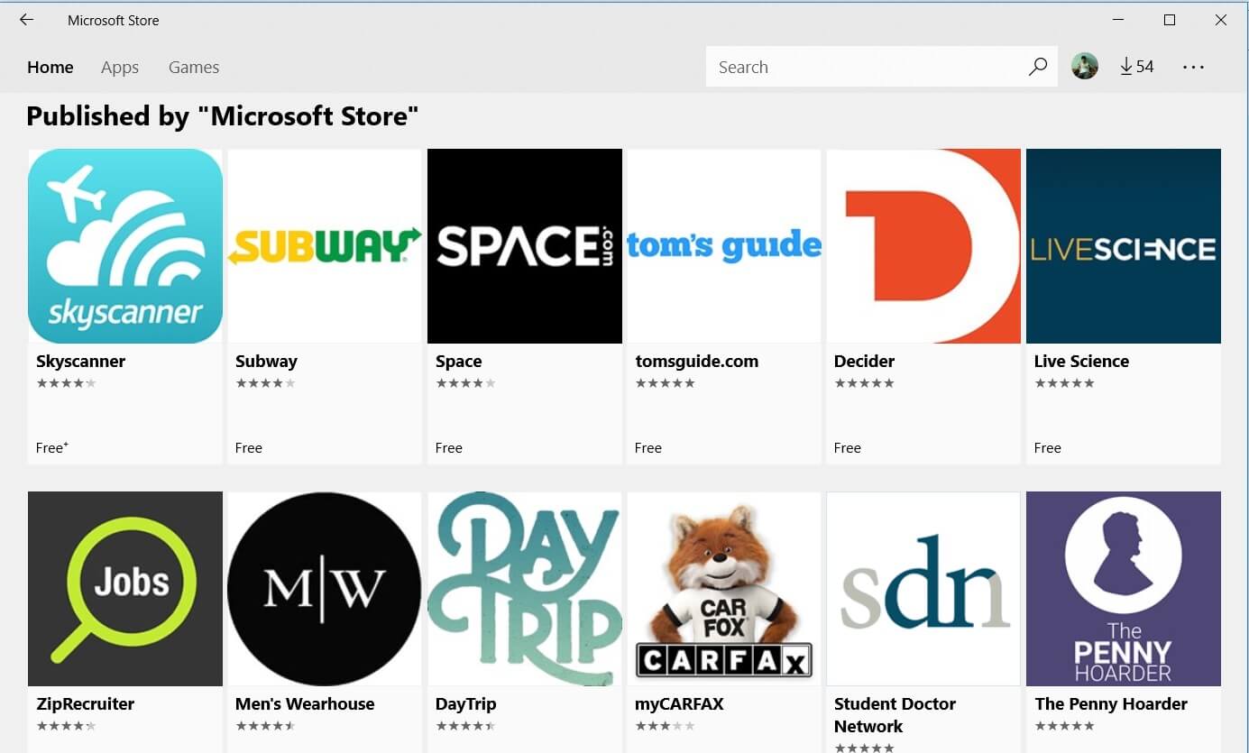 PWA in Microsoft Store