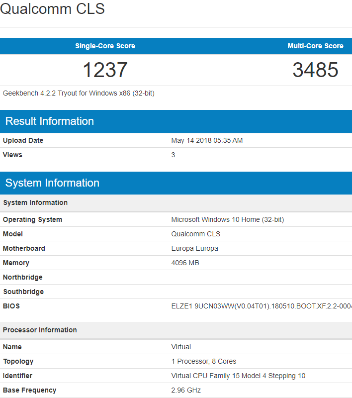 Qualcomm Snapdragon 850