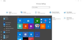 Start Menu in Windows 10