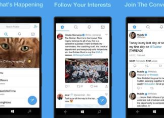Twitter PWA for Windows 10 Mobile