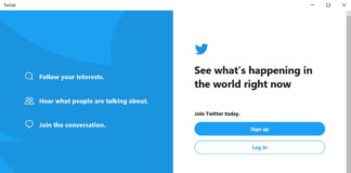Twitter for Windows 10