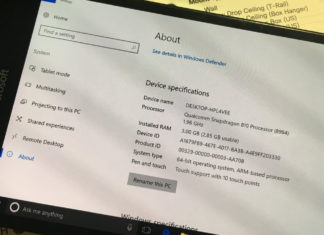 Windows 10 ARM on Microsoft Lumia 950 XL