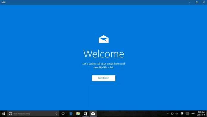 Windows 10 Mail app