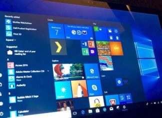 Windows 10 Start menu