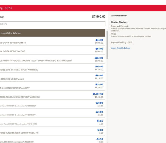 Bank of America for Windows 10