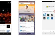 Bing in Microsoft Launcher for Android